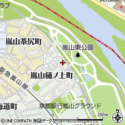 京都府京都市西京区嵐山樋ノ上町18-68周辺の地図