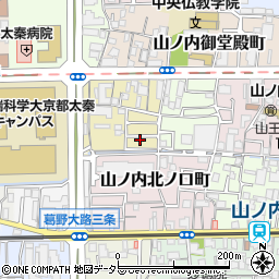 京都府京都市右京区山ノ内五反田町1-62周辺の地図