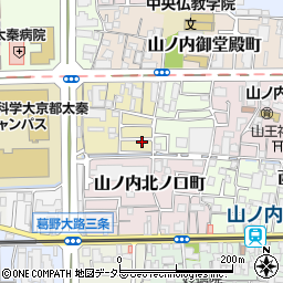 京都府京都市右京区山ノ内五反田町1-1周辺の地図