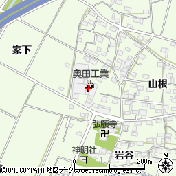 奥田工業周辺の地図