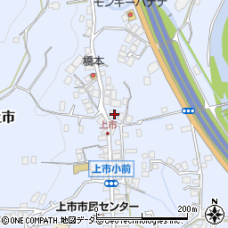 岡山県新見市上市631-1周辺の地図