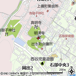 明清寺周辺の地図