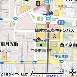 BiVi二条駐車場(2)【利用時間:平日のみ 20台 7:00~23:59】周辺の地図