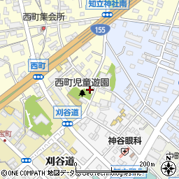 愛知県知立市西町西9-9周辺の地図