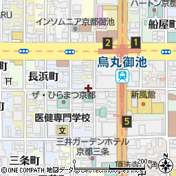 京都府京都市中京区柿本町404周辺の地図
