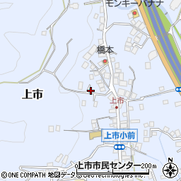 岡山県新見市上市582-1周辺の地図