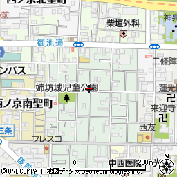 京都府京都市中京区西ノ京池ノ内町周辺の地図