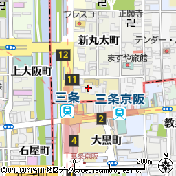 京都府京都市左京区法林寺門前町周辺の地図