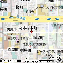 京都府京都市中京区木之下町300周辺の地図