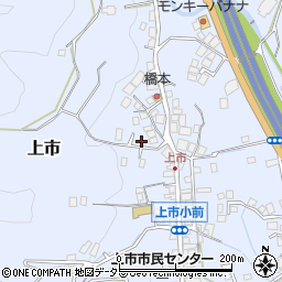 岡山県新見市上市582周辺の地図