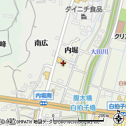 愛知県東海市加木屋町内堀周辺の地図