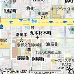 京都府京都市中京区木之下町297周辺の地図