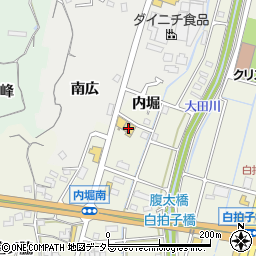 愛知県東海市加木屋町（内堀）周辺の地図