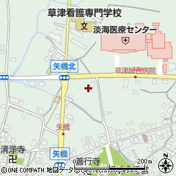 滋賀県草津市矢橋町1856周辺の地図
