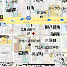 京都府京都市中京区木之下町291周辺の地図