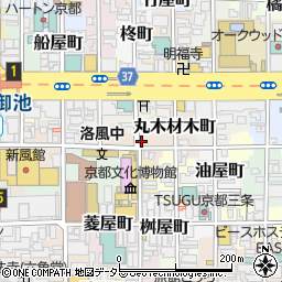 京都府京都市中京区木之下町286周辺の地図