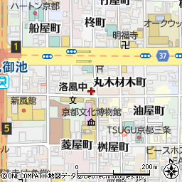 サンハイム御池周辺の地図