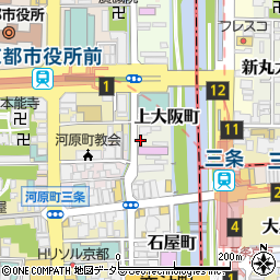 京の焼肉処 弘 三条木屋町店周辺の地図