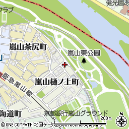 京都府京都市西京区嵐山樋ノ上町18-37周辺の地図