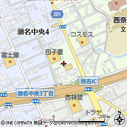 静岡県静岡市葵区東瀬名町1周辺の地図