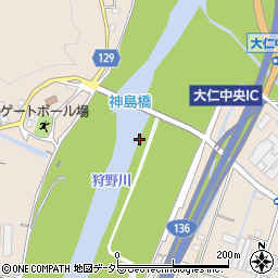神島橋周辺の地図