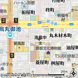 京都府京都市中京区綿屋町538周辺の地図