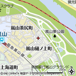 京都府京都市西京区嵐山樋ノ上町18-64周辺の地図