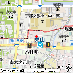 民宿古梅川周辺の地図