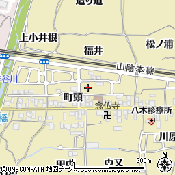京都府亀岡市篠町柏原福井周辺の地図
