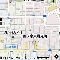 サンメゾン京都二条月光町ゲート周辺の地図
