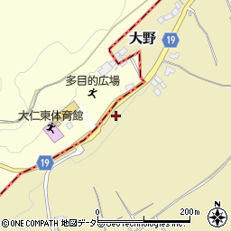 静岡県伊豆市大野1913周辺の地図