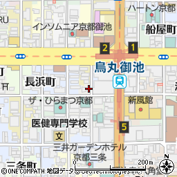 京都府京都市中京区柿本町411周辺の地図