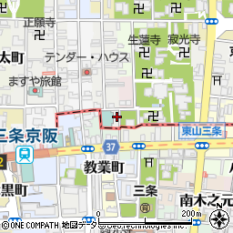 京都府京都市左京区和国町407周辺の地図