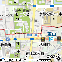 京都府京都市左京区南門前町周辺の地図