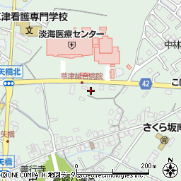 滋賀県草津市矢橋町1575周辺の地図