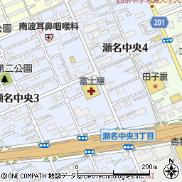 株式会社富士屋　マーケット瀬名店周辺の地図