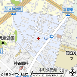 愛知県知立市桜木町周辺の地図