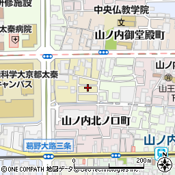 京都府京都市右京区山ノ内五反田町1-36周辺の地図