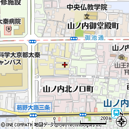 京都府京都市右京区山ノ内五反田町1-34周辺の地図