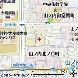 京都府京都市右京区山ノ内五反田町1-18周辺の地図