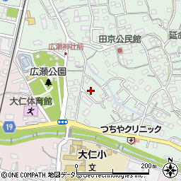 静岡県伊豆の国市田京80-12周辺の地図