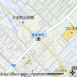 〒510-8025 三重県四日市市富田栄町の地図