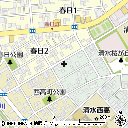 静岡銀行青葉第二寮周辺の地図