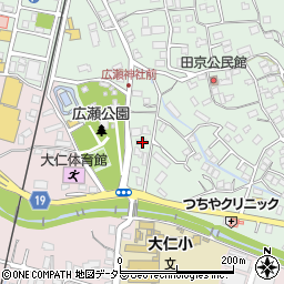 静岡県伊豆の国市田京96-7周辺の地図