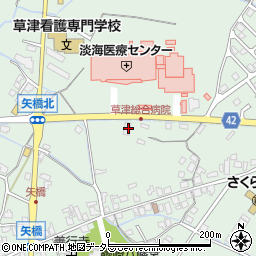 滋賀県草津市矢橋町1613周辺の地図