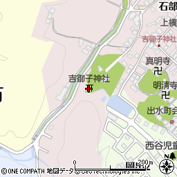 吉御子神社周辺の地図