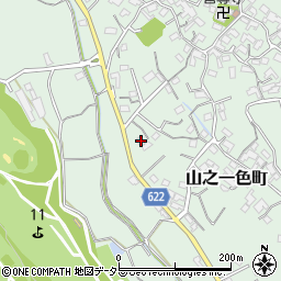 三重県四日市市山之一色町2100周辺の地図