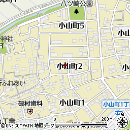 愛知県刈谷市小山町周辺の地図