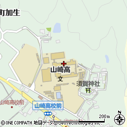 兵庫県立山崎高等学校周辺の地図