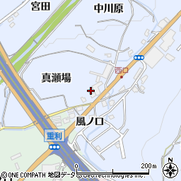 京都府亀岡市余部町真瀬場周辺の地図